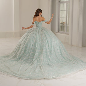 Vestido de quince pistache