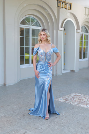 Vestido de fiesta corte sirena