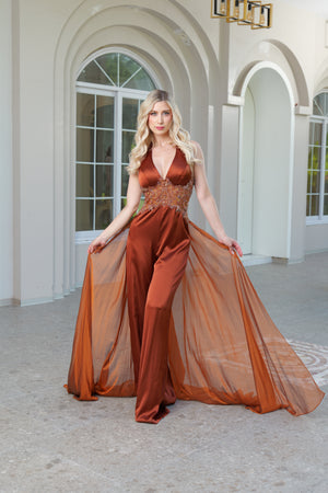 Palazzo cobre con faldon