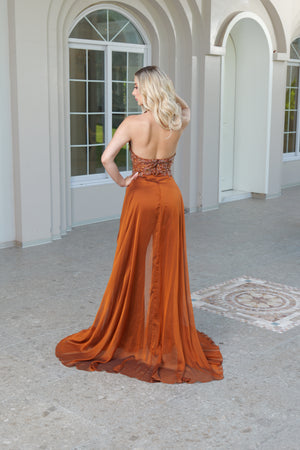 Palazzo cobre con faldon