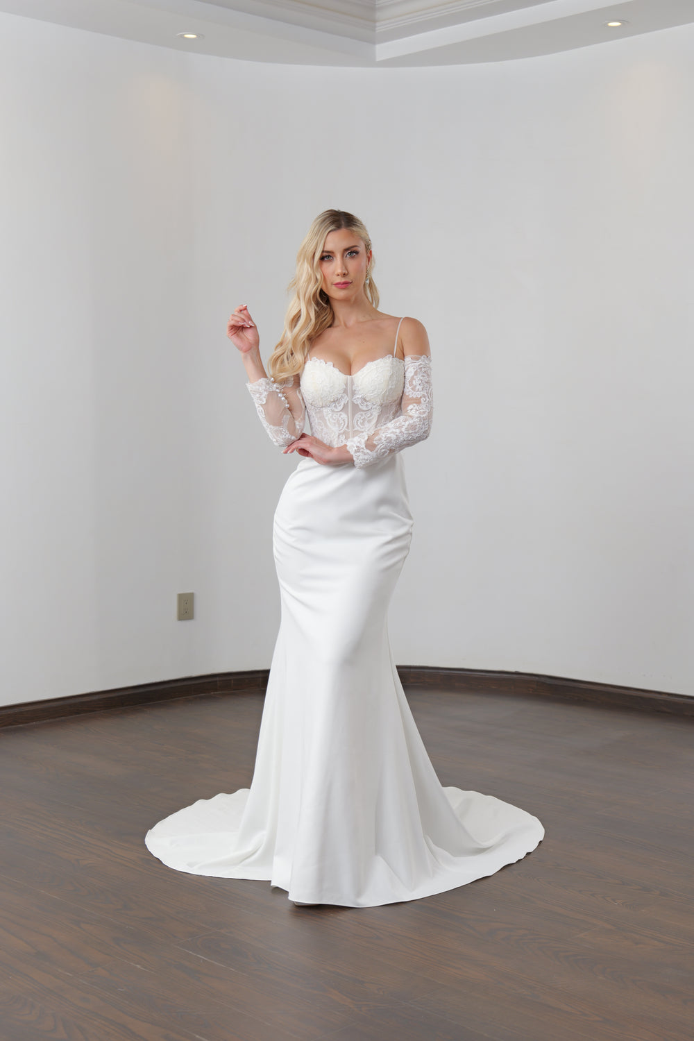Vestido de novia corte sirena